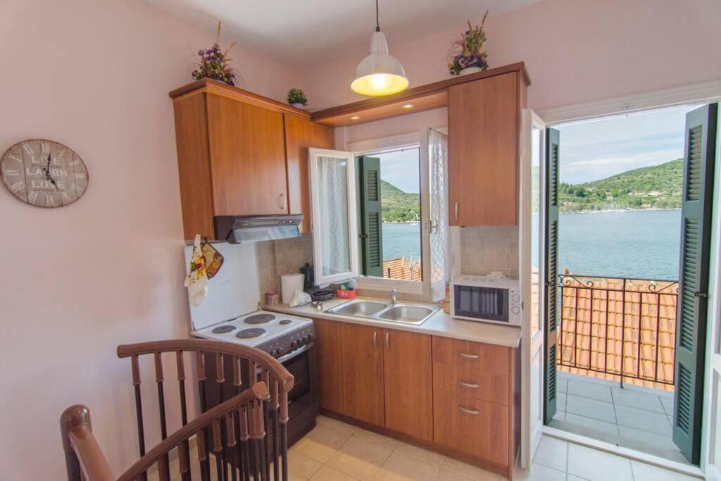 Appartamento Amalia Sea View House Vathy  Esterno foto